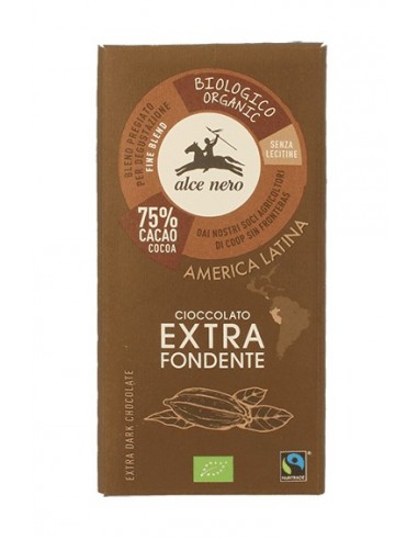 Cioccolato Extra fondente  75% BIOLOGICO