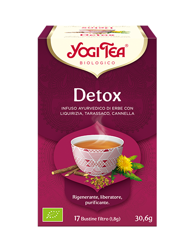 Yogi tè Detox bio 17 bustine